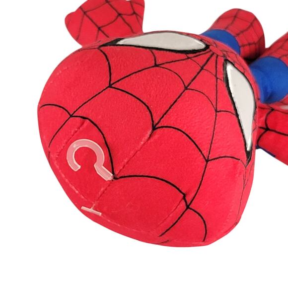 Marvel Spiderman Plush Doll 9" Red Blue Stuffed Toy Mattel 2021 Superhero - Picture 10 of 11